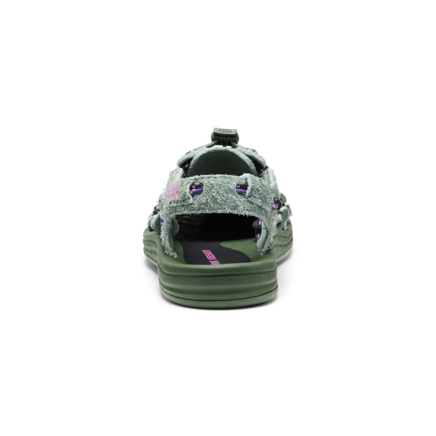 All Gender UNEEK Leather Henrik Vibskov Sneaker  |  Green Spring - Image 5