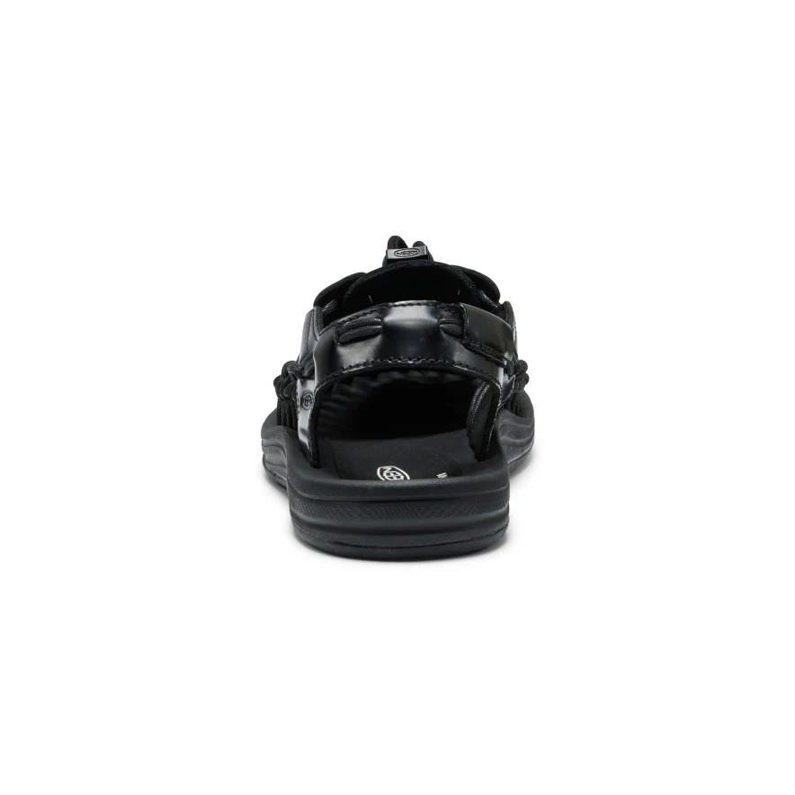 All Gender UNEEK Leather Sneaker  |  Perseid Black - Image 5