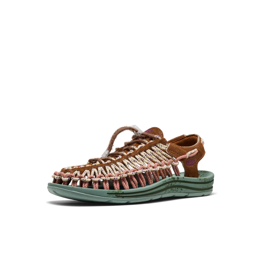 All Gender UNEEK Leather Sneaker  |  Terrain Roasted Pecan - Image 3
