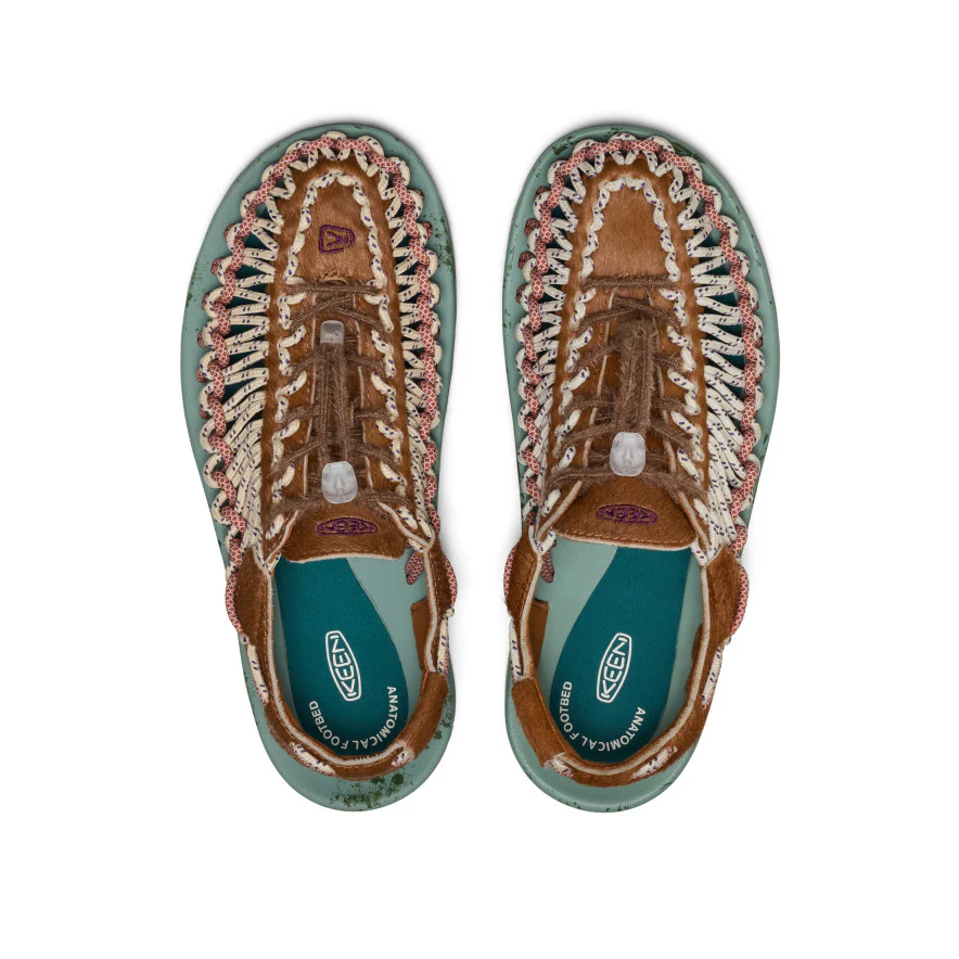 All Gender UNEEK Leather Sneaker  |  Terrain Roasted Pecan - Image 4