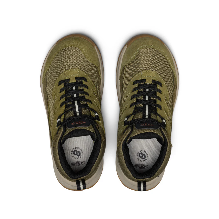 Big Kids' Hightrail Waterproof Hiking Boot | Dark Olive/Martini Olive - Image 4