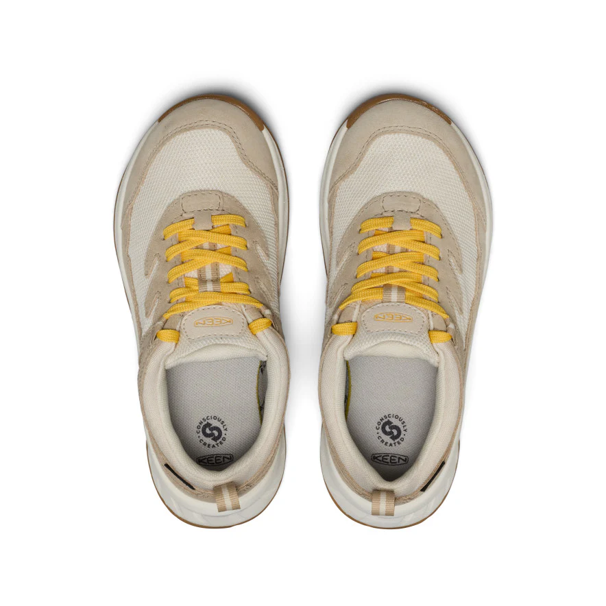 Big Kids' Hightrail Waterproof Hiking Shoe  |  Birch/Daffodil - Image 4