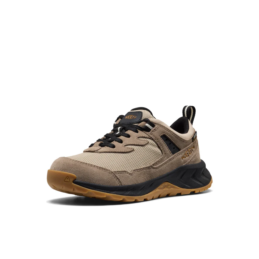 Big Kids' Hightrail Waterproof Hiking Shoe  |  Brindle/Oak Buff - Image 3
