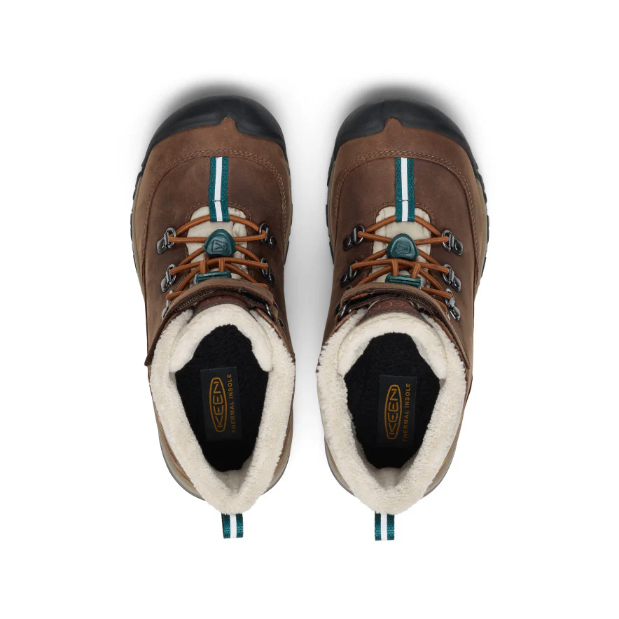 Big Kids' Kanibou Waterproof Winter Boot | Dark Earth/Roasted Pecan - Image 4