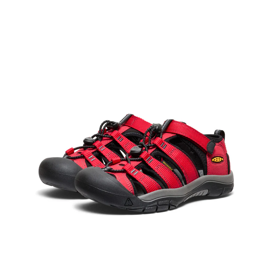 Big Kids' Newport H2 | Ribbon Red/Gargoyle - Image 3