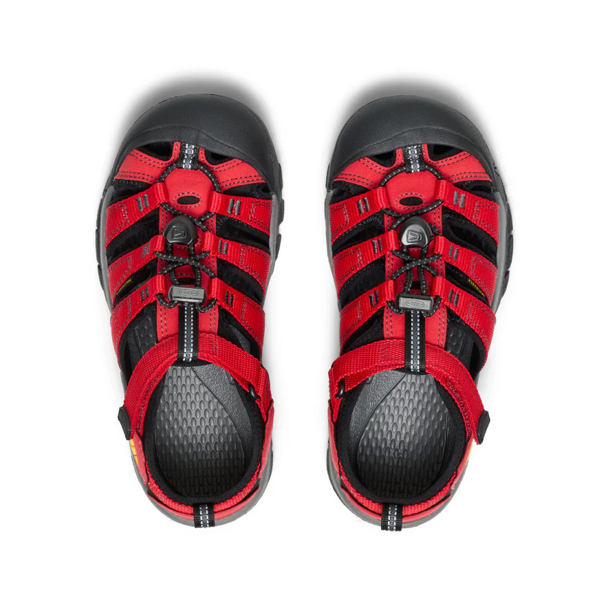 Big Kids' Newport H2 | Ribbon Red/Gargoyle - Image 4