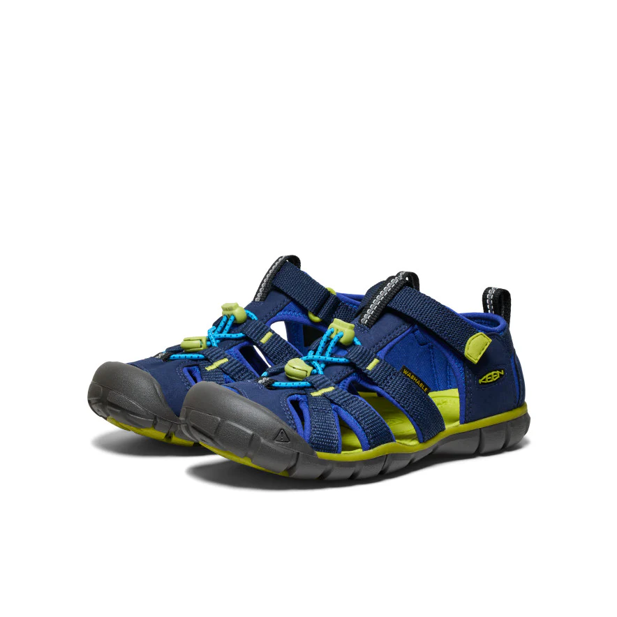Big Kids' Seacamp II CNX | Naval Academy/Chartreuse - Image 3