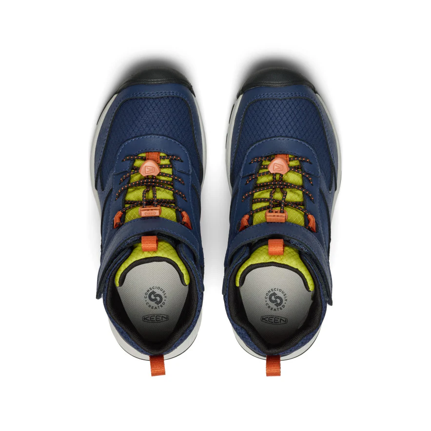 Big Kids' Skua Waterproof Boot | Naval Academy/Rogue Green - Image 4