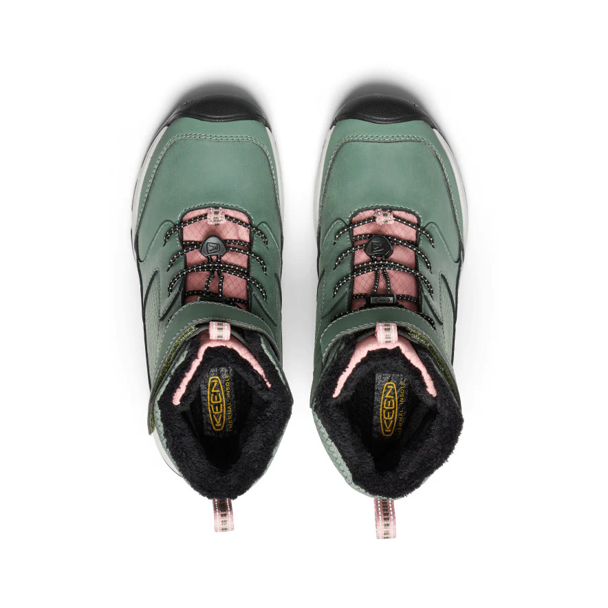 Big Kids' Skua Waterproof Winter Boot | Dark Forest/Rose Elegance - Image 4