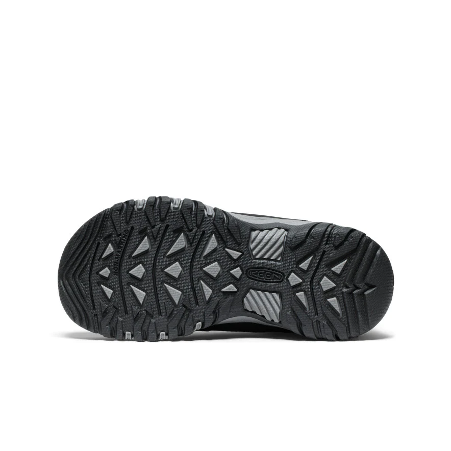 Big Kids' Targhee IV Waterproof Hiking Shoe | Black/Steel Grey - Image 6