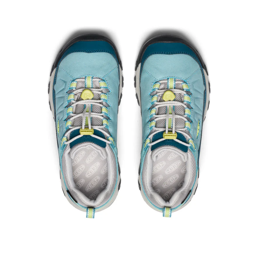 Big Kids' Targhee IV Waterproof Hiking Shoe  |  Reef Waters/Daiquiri Green - Image 4