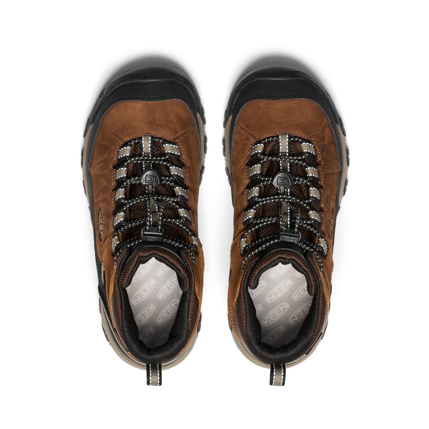 Big Kids' Targhee IV Waterproof Hiking Boot  |  Bison/Brindle - Image 4