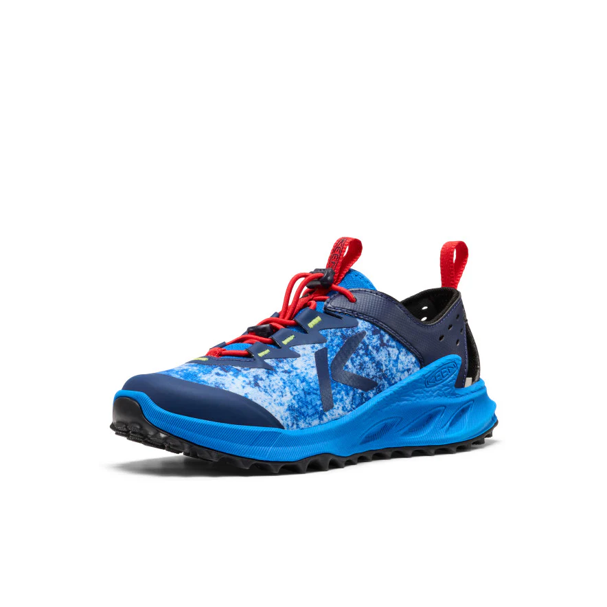 Big Kids' Zionic ADV Sandal | Precious Blue/Racing Red - Image 3