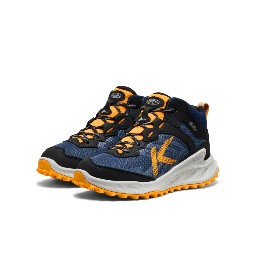 Big Kids' Zionic Waterproof Boot  |  Naval Academy/Bright Marigold - Image 2