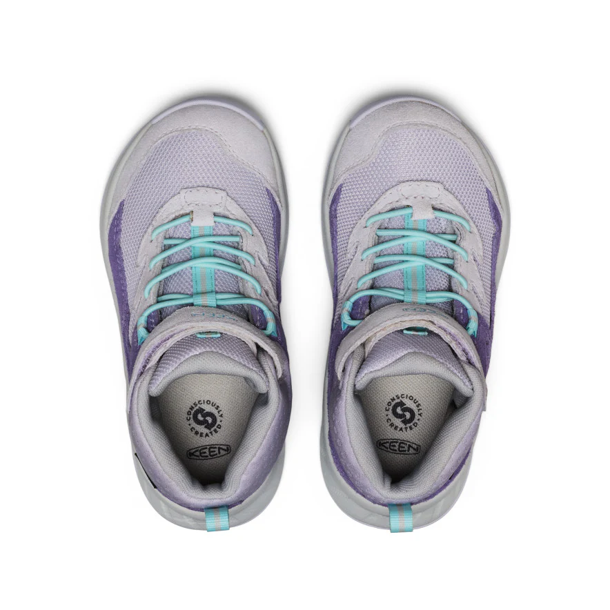 Little Kids' Hightrail Waterproof Hiking Boot | Purple Haze/Thistle - Image 4