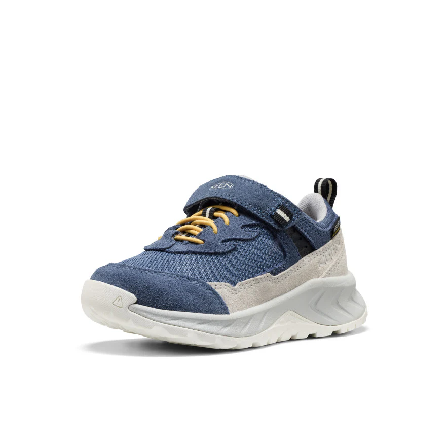 Little Kids' Hightrail Waterproof Hiking Shoe  |  Vintage Indigo/Alloy - Image 3