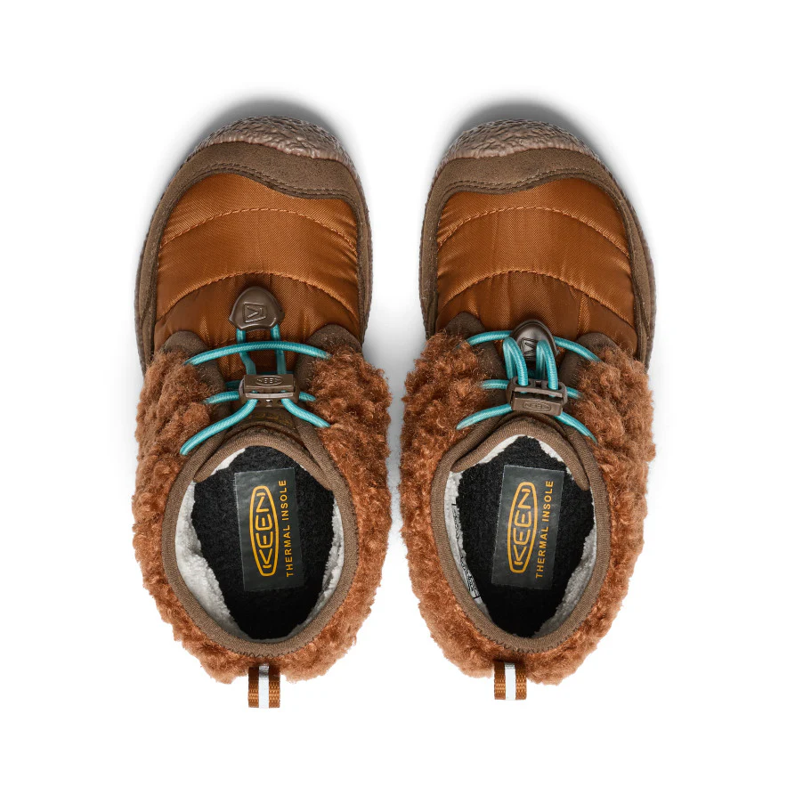 Little Kids' Howser II Waterproof Chukka  |  Roasted Pecan/Dark Earth - Image 4