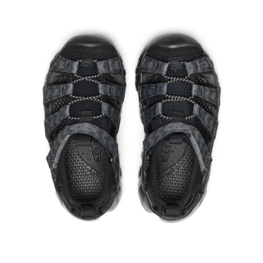 Little Kids' Hyperport H2 Sandal | Black/Steel Grey - Image 4