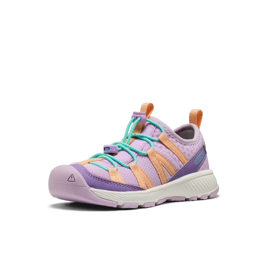 Little Kids' Motozoa Sneaker  |  Purple Haze/Peach Fuzz - Image 3