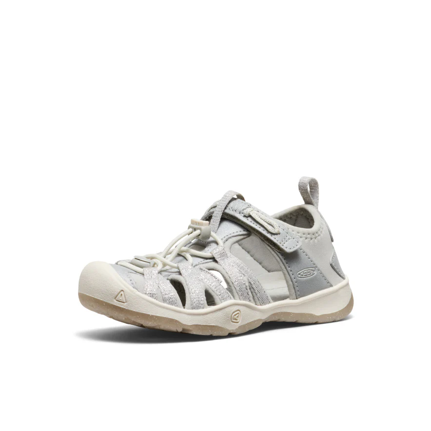 Little Kids' Moxie Sandal  |  Silver - Image 3