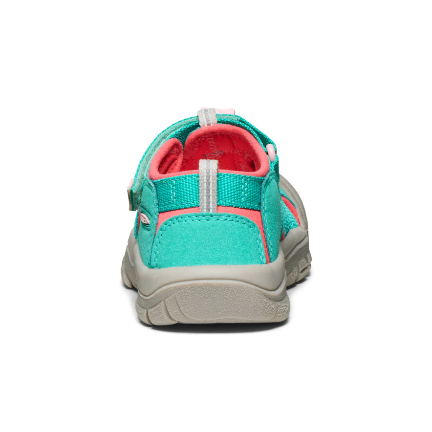 Little Kids' Newport H2  |  Bright Aqua/Giggle Pink - Image 5