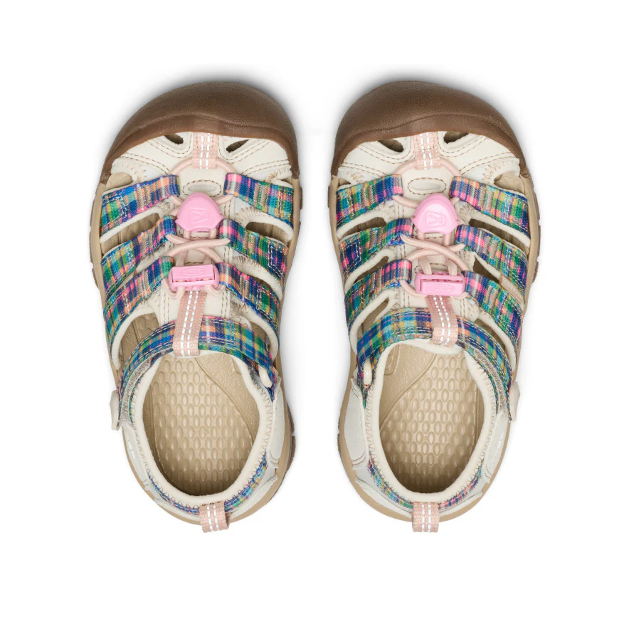 Little Kids' Newport H2 | Gingham/Orchid Smoke - Image 4