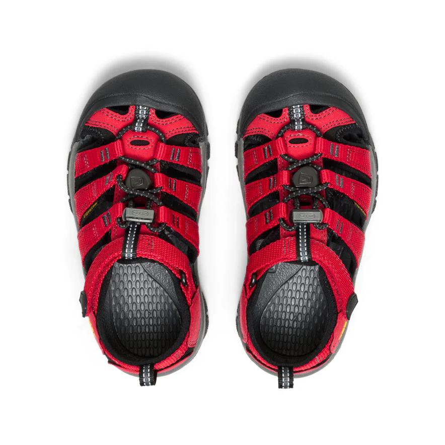 Little Kids' Newport H2  |  Ribbon Red/Gargoyle - Image 4
