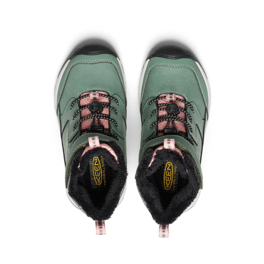 Little Kids' Skua Waterproof Winter Boot | Dark Forest/Rose Elegance - Image 4