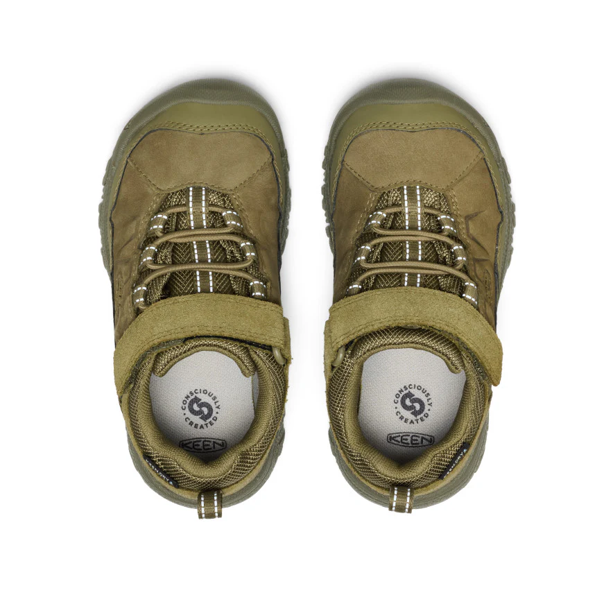 Little Kids' Targhee IV Waterproof Hiking Shoe | Martini Olive - Image 4