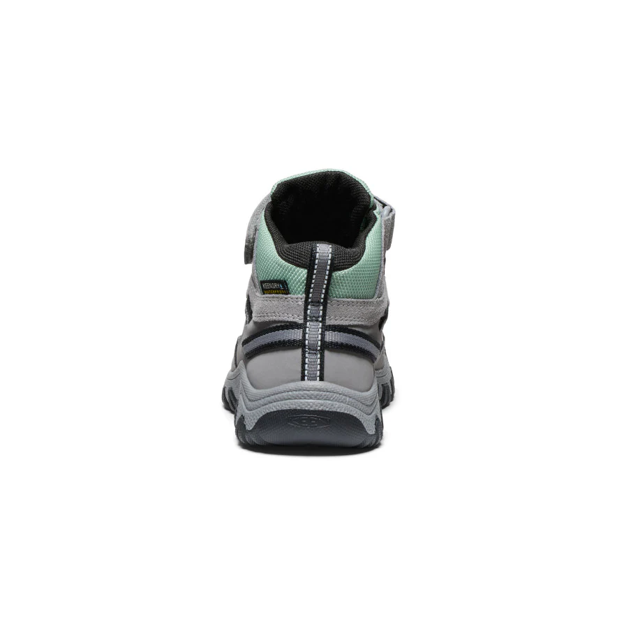 Little Kids' Targhee IV Waterproof Hiking Boot  |  Alloy/Granite Green - Image 5