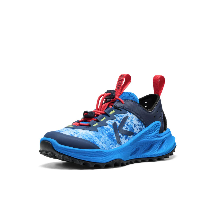 Little Kids' Zionic ADV Sandal  |  Precious Blue/Racing Red - Image 3