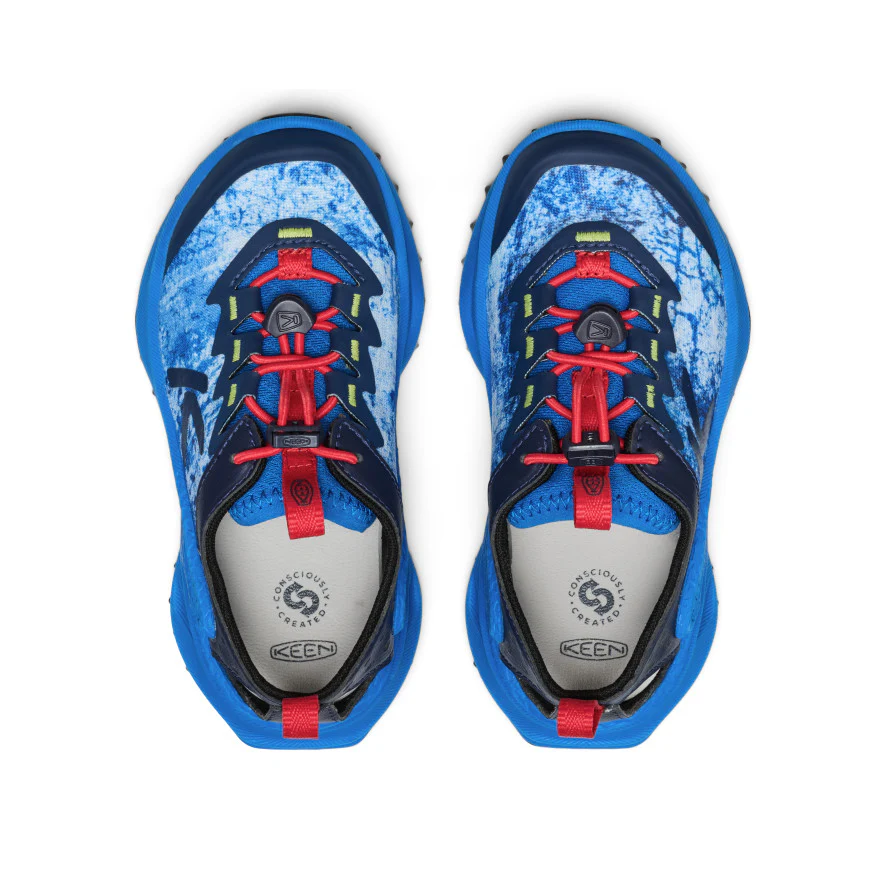 Little Kids' Zionic ADV Sandal  |  Precious Blue/Racing Red - Image 4