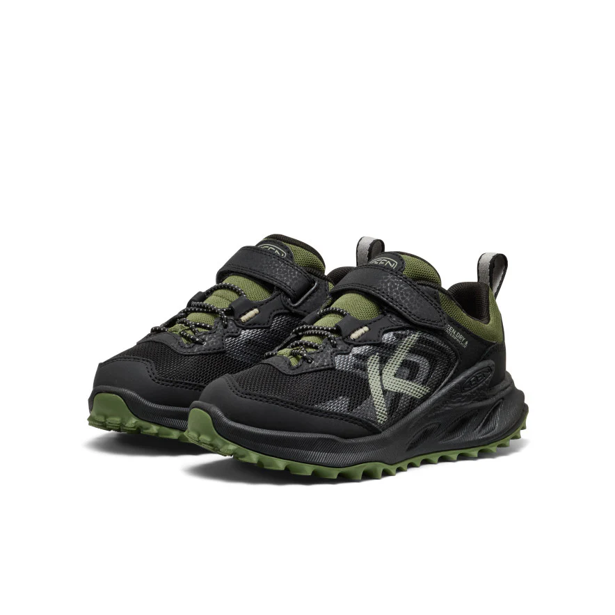 Little Kids' Zionic Waterproof Shoe | Black/Bronze Green - Image 2