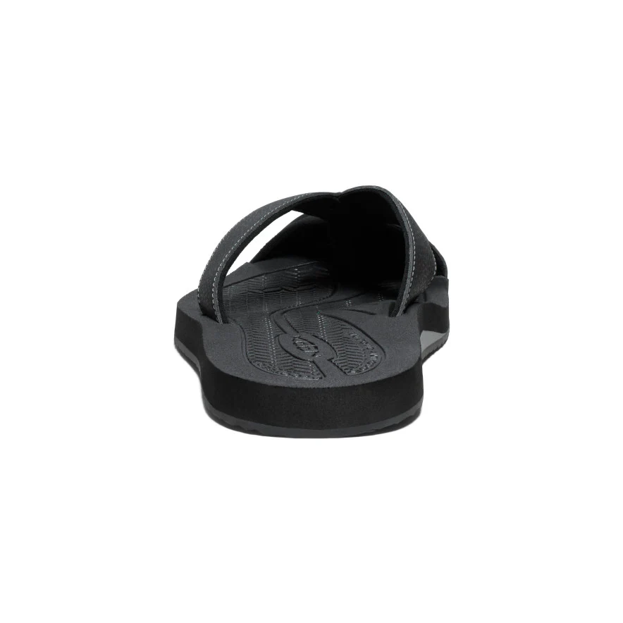Men's Barbados Flip-Flop | Black/Steel Grey - Image 5