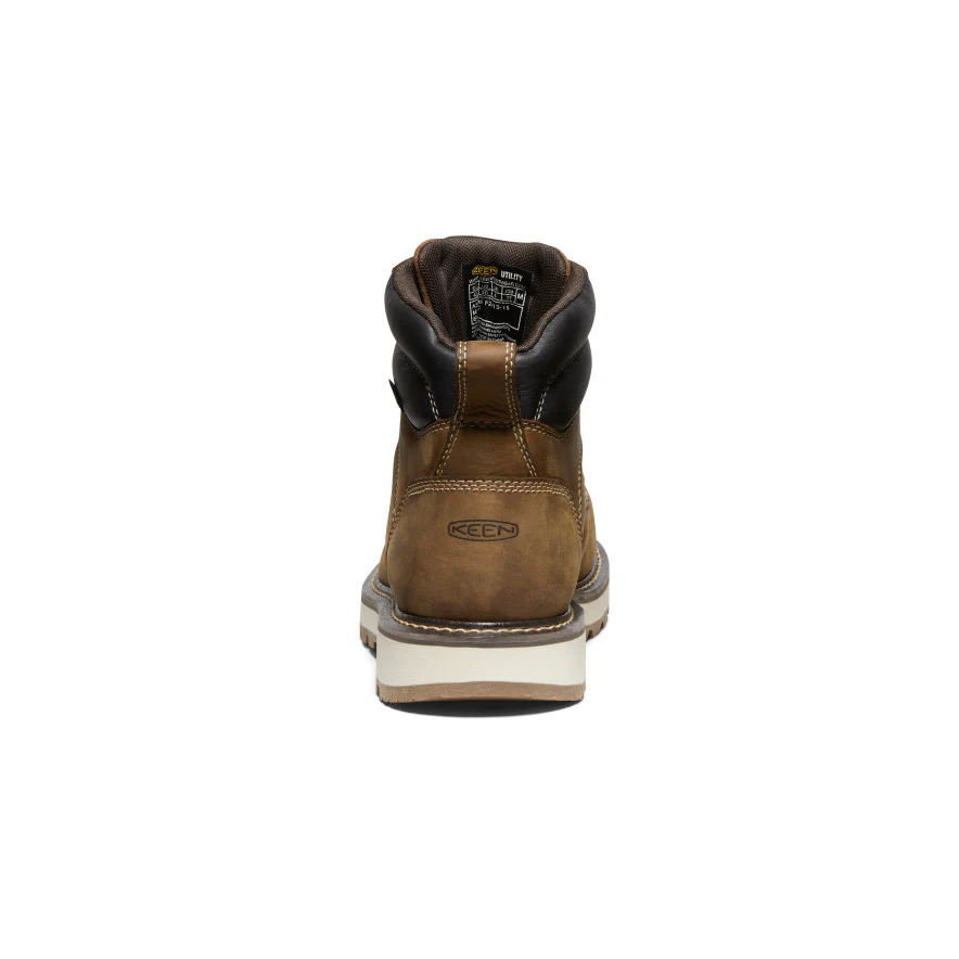 Men's Cincinnati 6" Waterproof 90° Heel Boot (Carbon Toe)  |  Belgian/Sandshell - Image 5