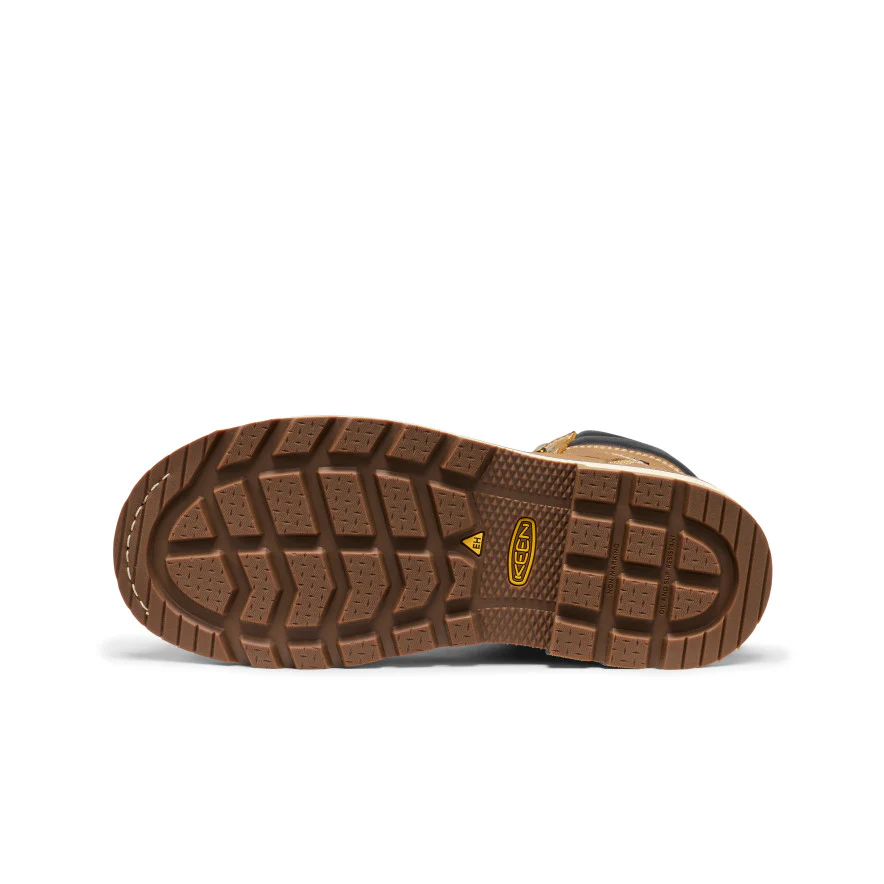 Men's Cincinnati 8" Waterproof 90° Heel Boot (Carbon Toe)  |  Belgian/Sandshell - Image 6