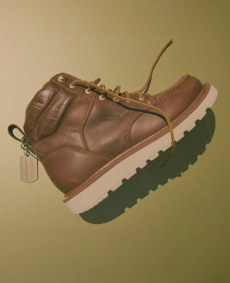 Men's Cincinnati 6" Boot (Soft Toe) x Noon Goons | Leather Brown/Off White - Image 9