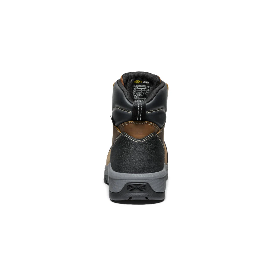 Men's CSA Evanston 6" Waterproof Boot (Carbon Toe)  |  Bison/Black - Image 5