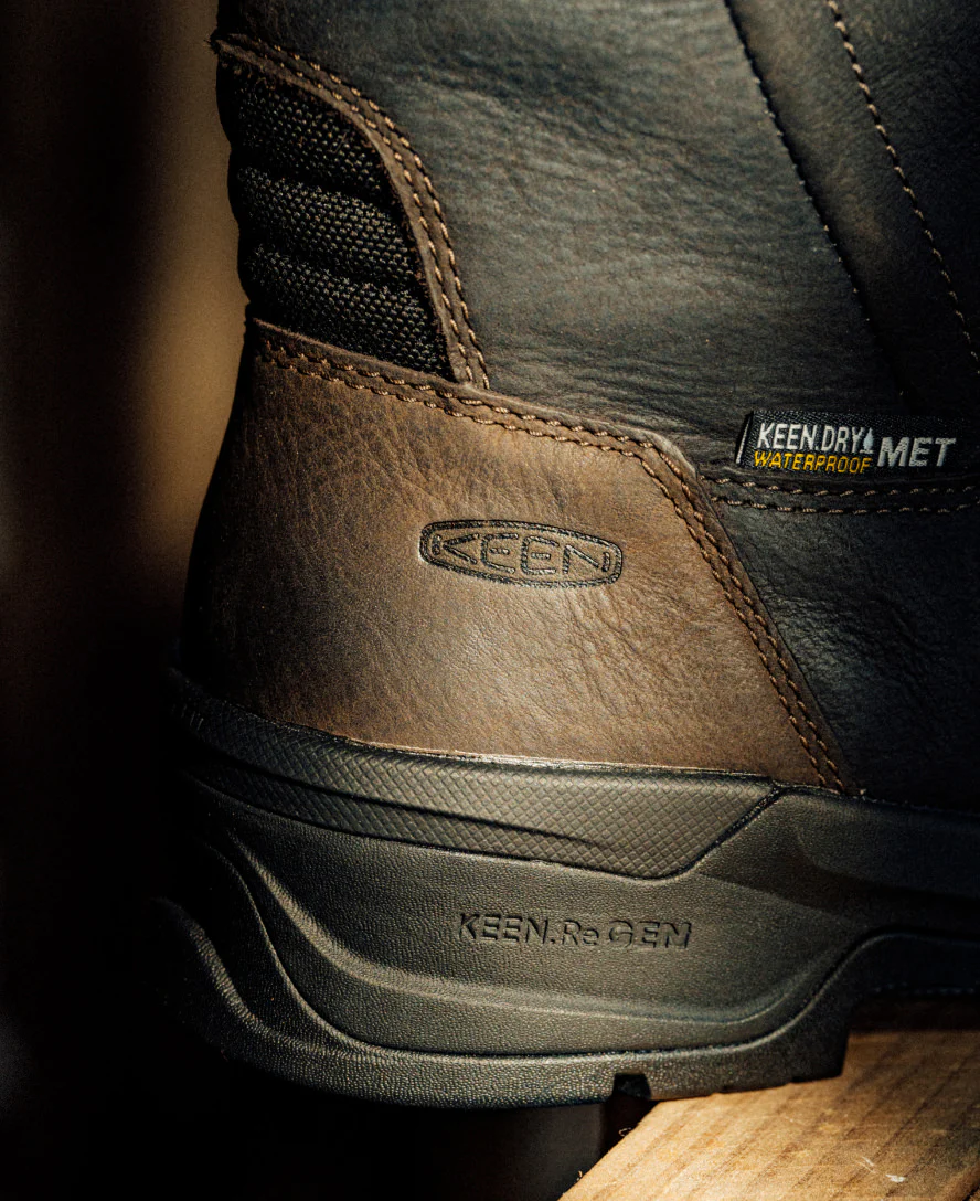 Men's CSA Flatland Pull-On Waterproof Work Boot INT MET (Carbon Toe)  |  Dark Brown/Black - Image 8