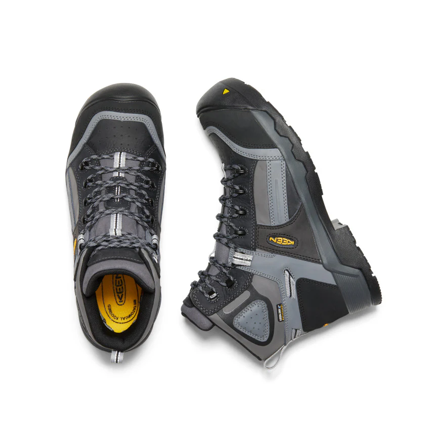Men's Davenport 6" Insulated Waterproof Boot (Composite Toe)  |  Magnet/Steel Grey - Image 4