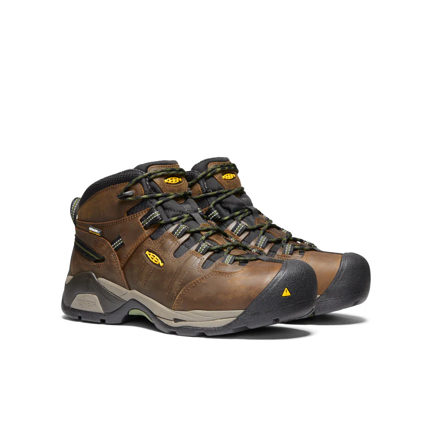 Men's Detroit XT Waterproof Boot (Steel Toe)  |  Cascade Brown/Bronze Green - Image 2