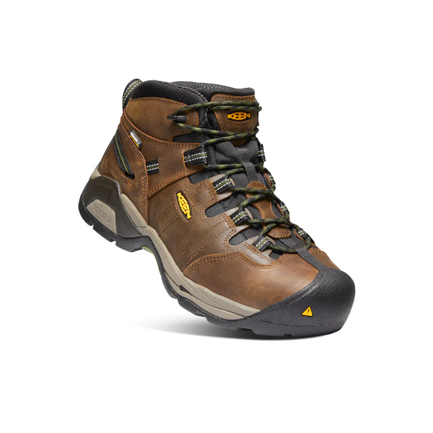 Men's Detroit XT Waterproof Boot (Steel Toe)  |  Cascade Brown/Bronze Green - Image 3