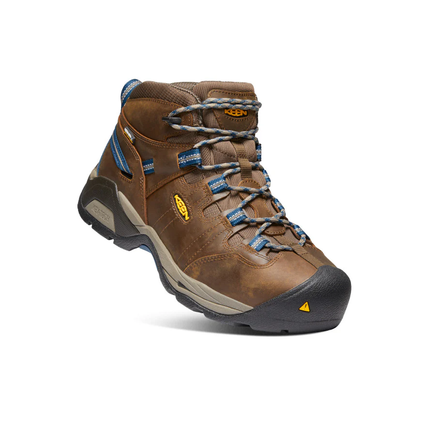 Men's Detroit XT Waterproof Boot (Steel Toe)  |  Cascade Brown/Orion Blue - Image 3