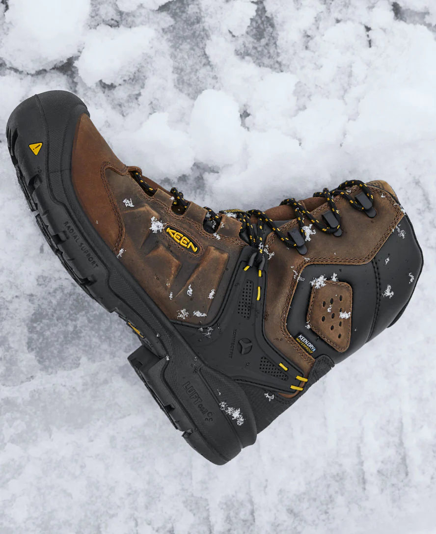 Men's Dover 8" Insulated Waterproof Boot (Carbon Toe)  |  Dark Earth/Black - Image 7
