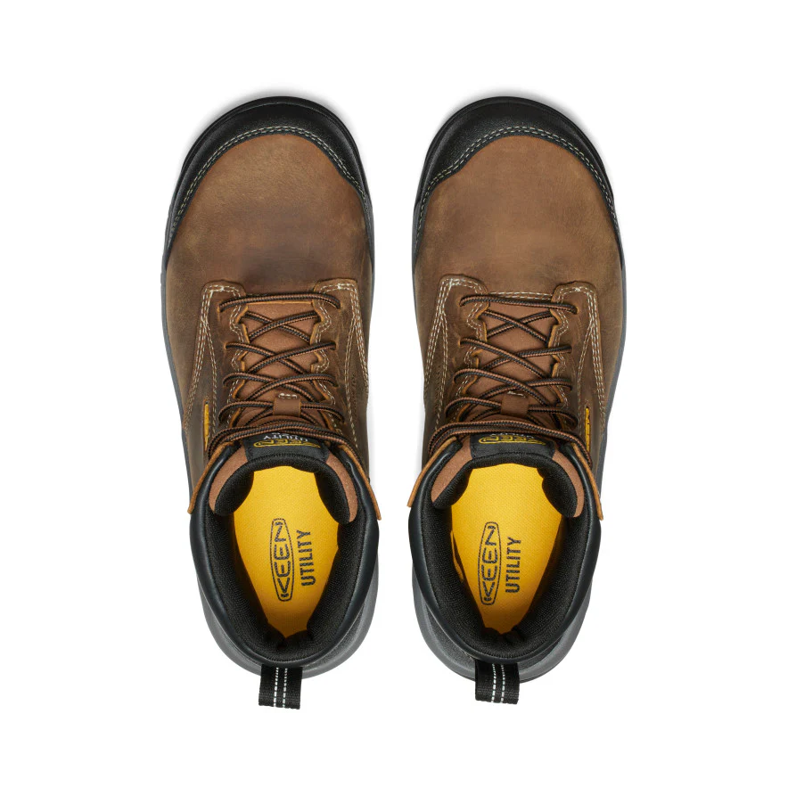 Men's Evanston 6" ESD Boot (Carbon Toe)  |  Bison/Black - Image 4