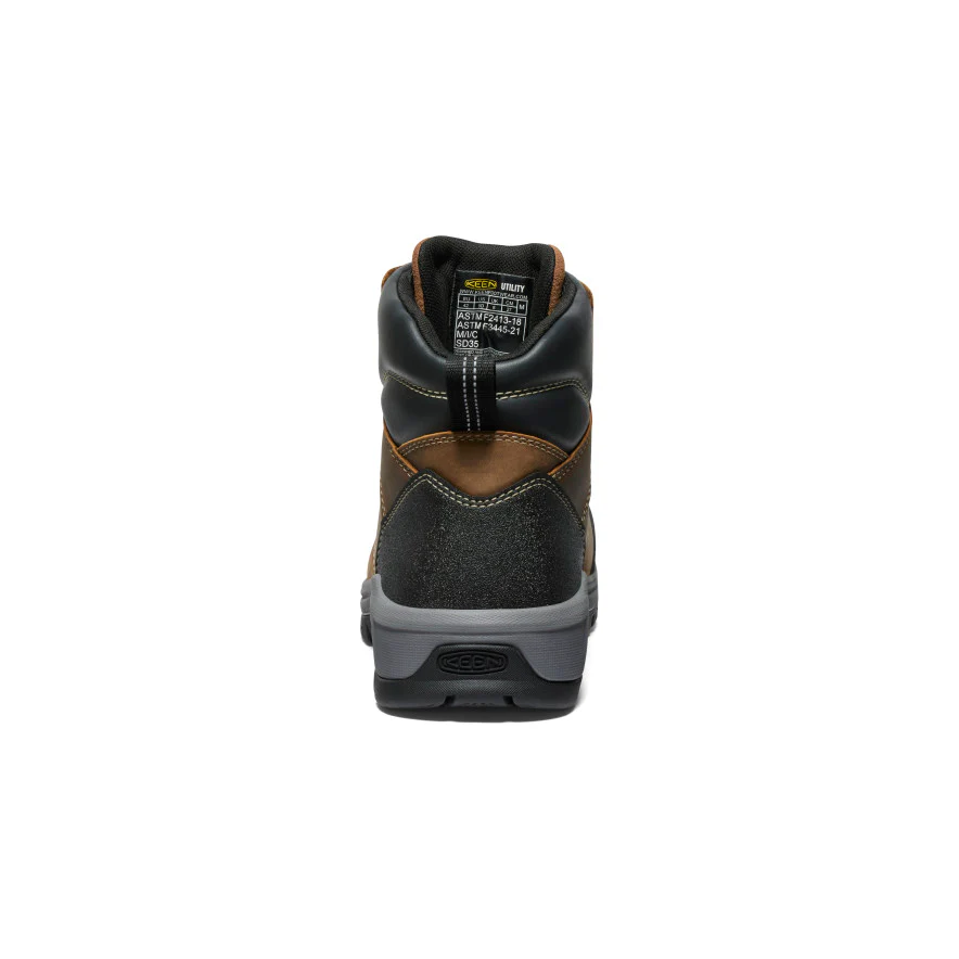 Men's Evanston 6" ESD Boot (Carbon Toe)  |  Bison/Black - Image 5