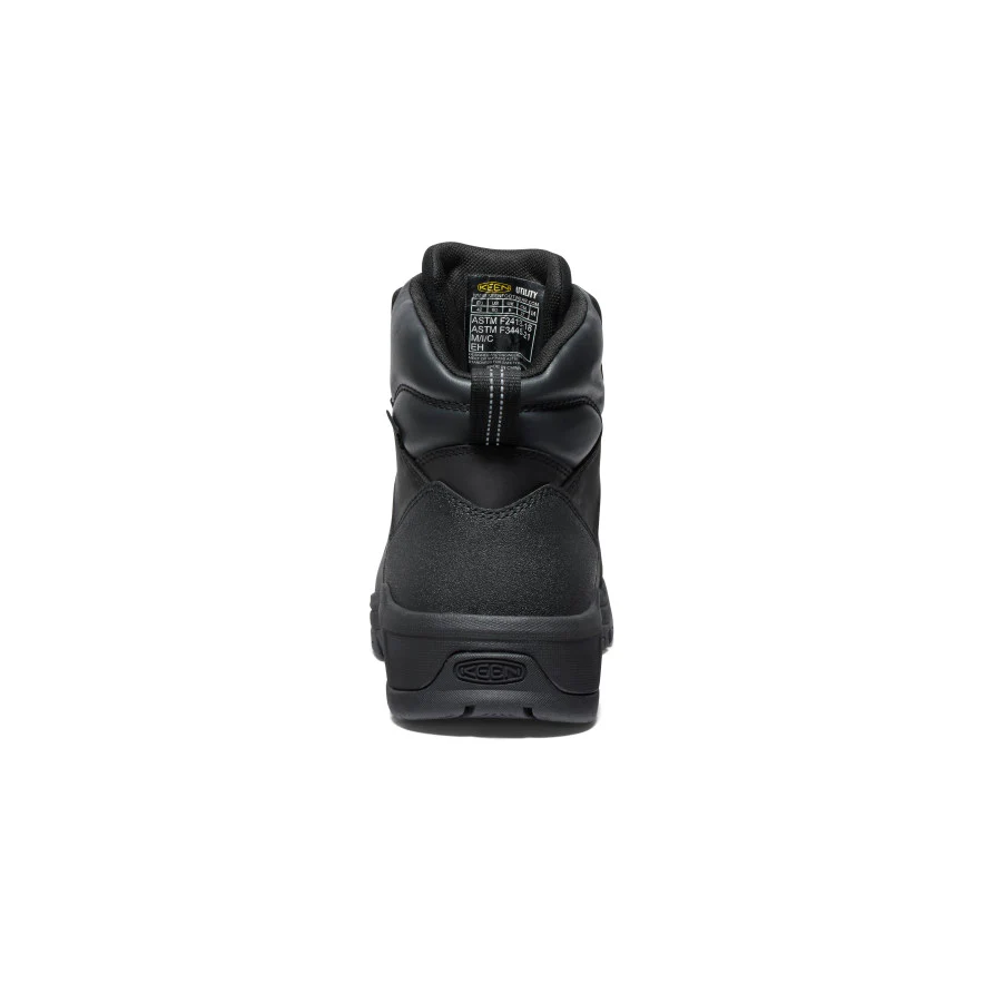 Men's Evanston 6" Waterproof Boot (Carbon Toe)  |  Black/Black - Image 5