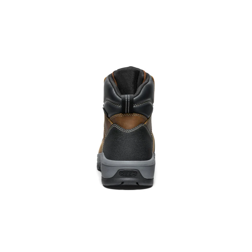 Men's Evanston 6" Waterproof Boot INT MET (Carbon Toe) | Bison/Black - Image 5