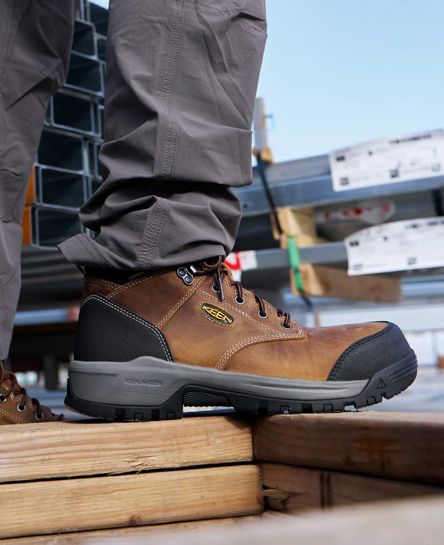 Men's Evanston 6" Waterproof Boot (Soft Toe)  |  Bison/Black - Image 8