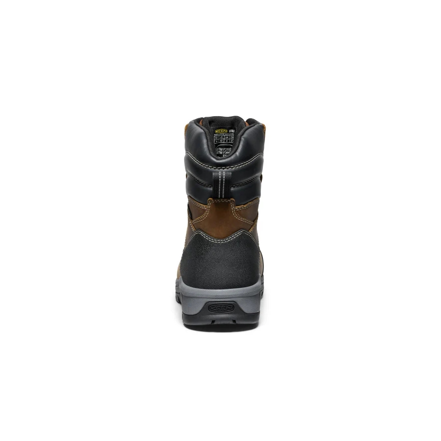 Men's Evanston 8" Insulated Waterproof Boot (Soft Toe)  |  Bison/Black - Image 5